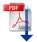 Symbol für eine PDF-Datei zum Herunterladen
